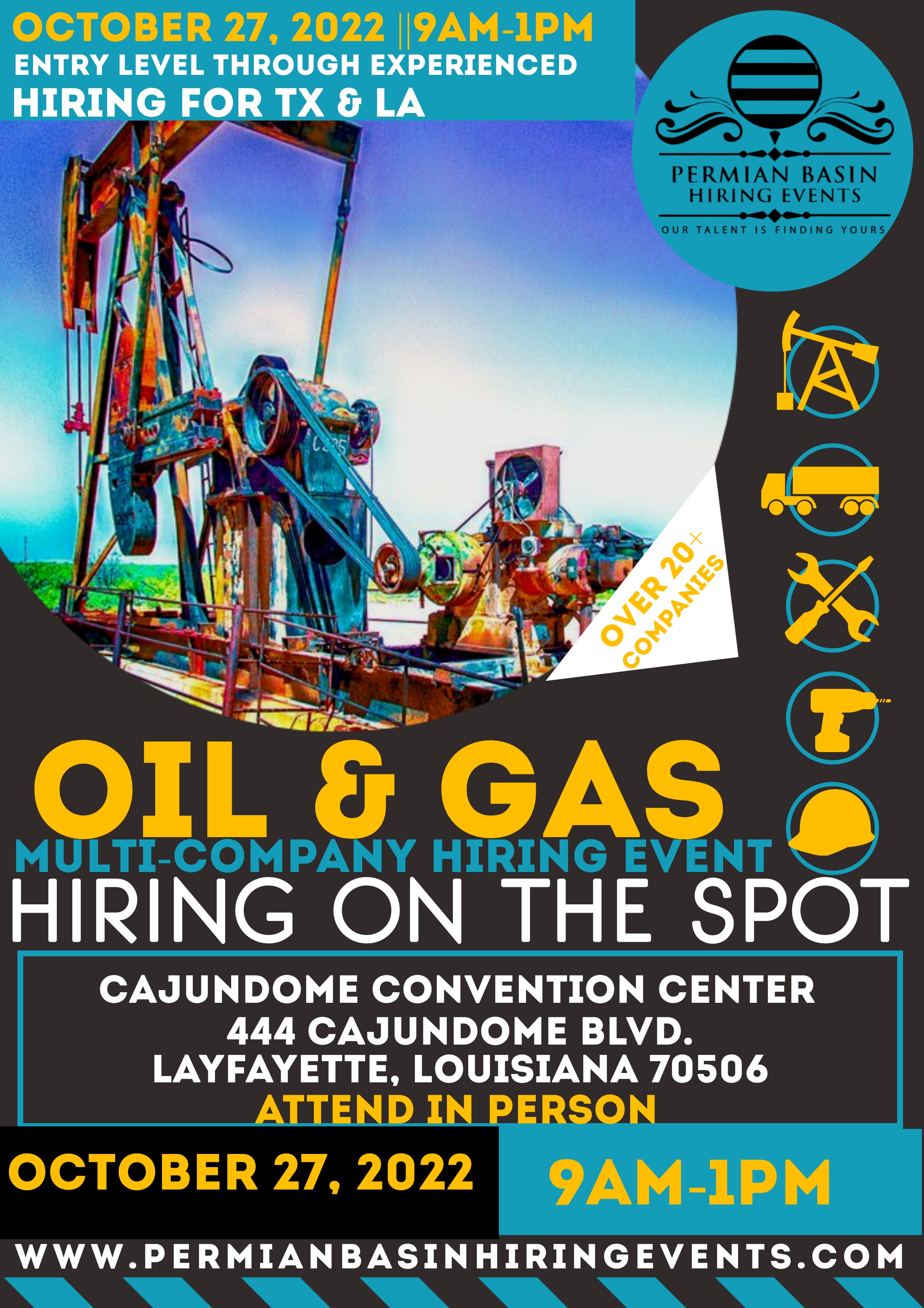 Oil Gas Hiring Event CAJUNDOME